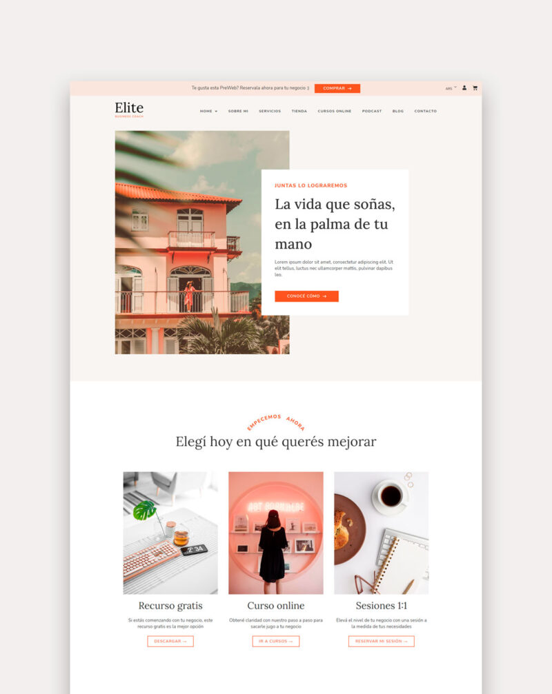 PreWeb Diseño Elite