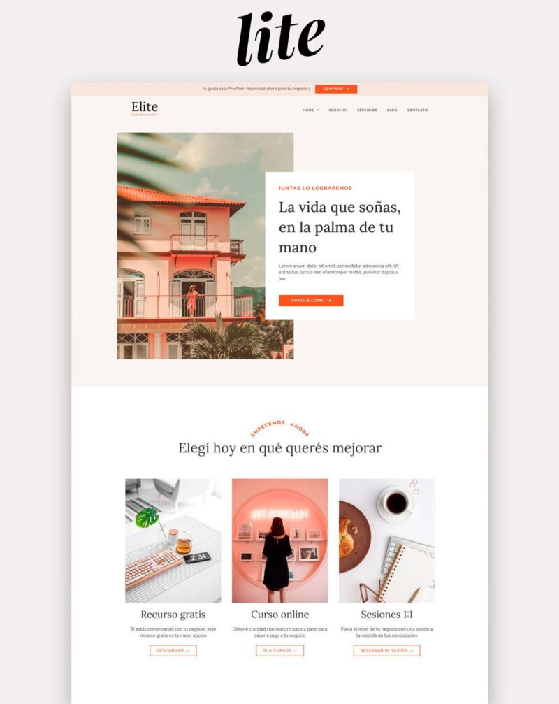 PreWeb Lite Diseño Elite