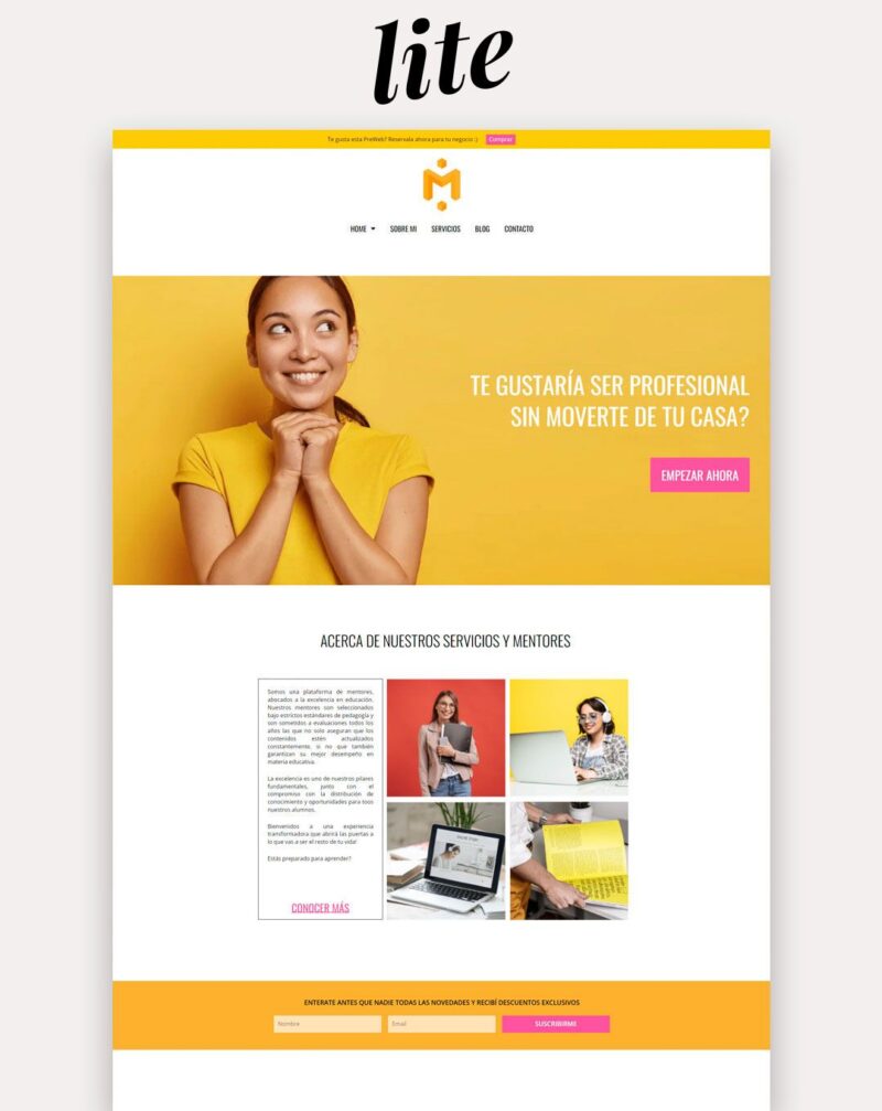 PreWeb Lite Diseño Metroid